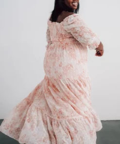 BB Custom Dresses Bailey Eyelet Maxi Dress | Apricot 18 BB Custom Dresses Bailey Eyelet Maxi Dress | Apricot