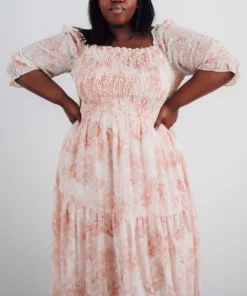 BB Custom Dresses Bailey Eyelet Maxi Dress | Apricot 16 BB Custom Dresses Bailey Eyelet Maxi Dress | Apricot