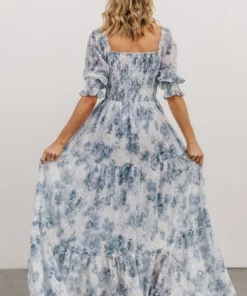 BB Custom Bailey Eyelet Maxi Dress | Blue 13 BB Custom Bailey Eyelet Maxi Dress | Blue