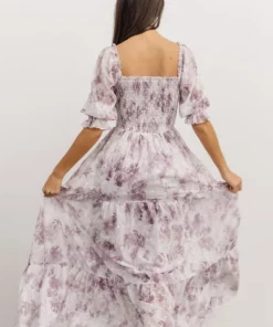 BB Custom Bailey Eyelet Maxi Dress | Lavender Dresses