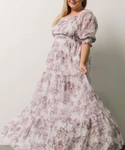 BB Custom Bailey Eyelet Maxi Dress | Lavender Dresses