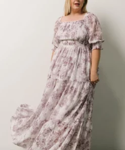 BB Custom Bailey Eyelet Maxi Dress | Lavender Dresses