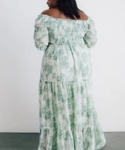 BB Custom Dresses Bailey Eyelet Maxi Dress | Sage