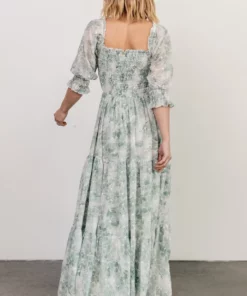 BB Custom Dresses Bailey Eyelet Maxi Dress | Sage