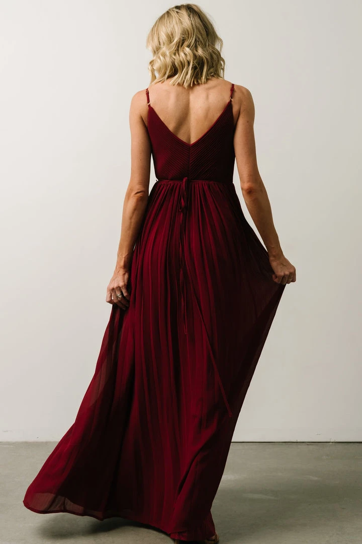Soi Beatrice Maxi Dress | Wine Dresses 2 Soi Beatrice Maxi Dress | Wine Dresses