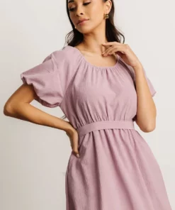 HAY Belinda Puff Sleeve Midi Dress | Lavender Dresses 10 HAY Belinda Puff Sleeve Midi Dress | Lavender Dresses