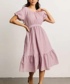 HAY Belinda Puff Sleeve Midi Dress | Lavender Dresses 11 HAY Belinda Puff Sleeve Midi Dress | Lavender Dresses