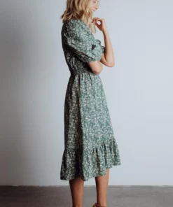 HAY Berkley Midi Dress | Sage Floral Dresses 8 HAY Berkley Midi Dress | Sage Floral Dresses