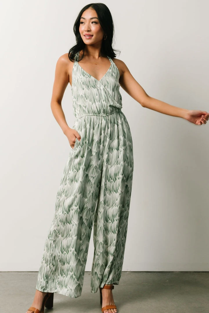 HAY Bethany Jumpsuit | Sage Print Vacation 4 HAY Bethany Jumpsuit | Sage Print Vacation