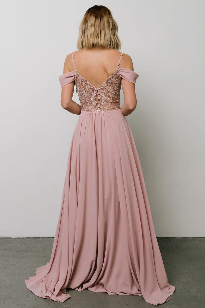 Soi Bianca Lace Maxi Dress | Dusty Rose Dresses 9 Soi Bianca Lace Maxi Dress | Dusty Rose Dresses