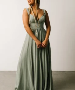 Soi Shop All Bianca Lace Maxi Dress | Dusty Sage 12 Soi Shop All Bianca Lace Maxi Dress | Dusty Sage