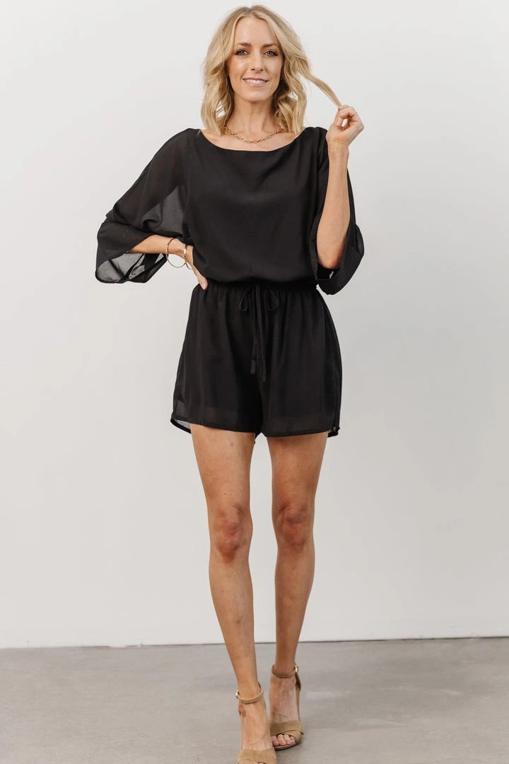 DD Bobbie Romper | Black Boho 3 DD Bobbie Romper | Black Boho