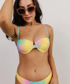 BJB Swim Bora Bora Bikini Top | Rainbow