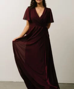 Soi Brighton Wrap Maxi Dress | Burgundy Dresses 13 Soi Brighton Wrap Maxi Dress | Burgundy Dresses