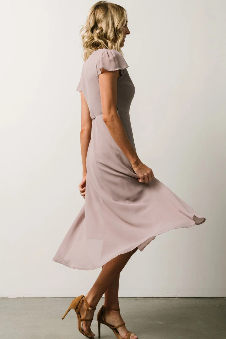 Soi Bristol Midi Wrap Dress | Dusty Lilac 6 Soi Bristol Midi Wrap Dress | Dusty Lilac