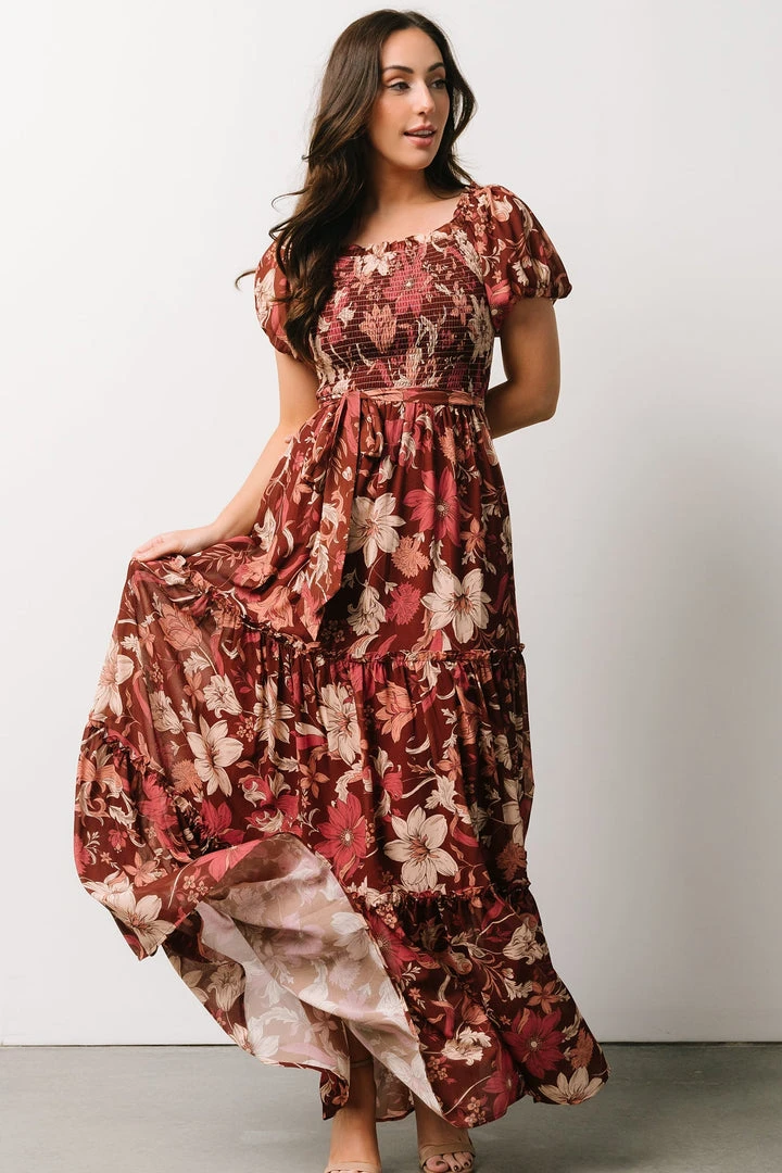 FT Britney Tiered Maxi Dress | Autumn Day Floral 1 FT Britney Tiered Maxi Dress | Autumn Day Floral