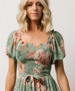 FT Britney Tiered Maxi Dress | Sage Multi Floral Dresses 13 FT Britney Tiered Maxi Dress | Sage Multi Floral Dresses