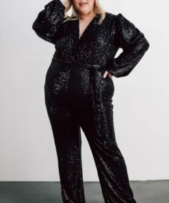 RR Brussels Sequin Jumpsuit | Black 14 RR Brussels Sequin Jumpsuit | Black