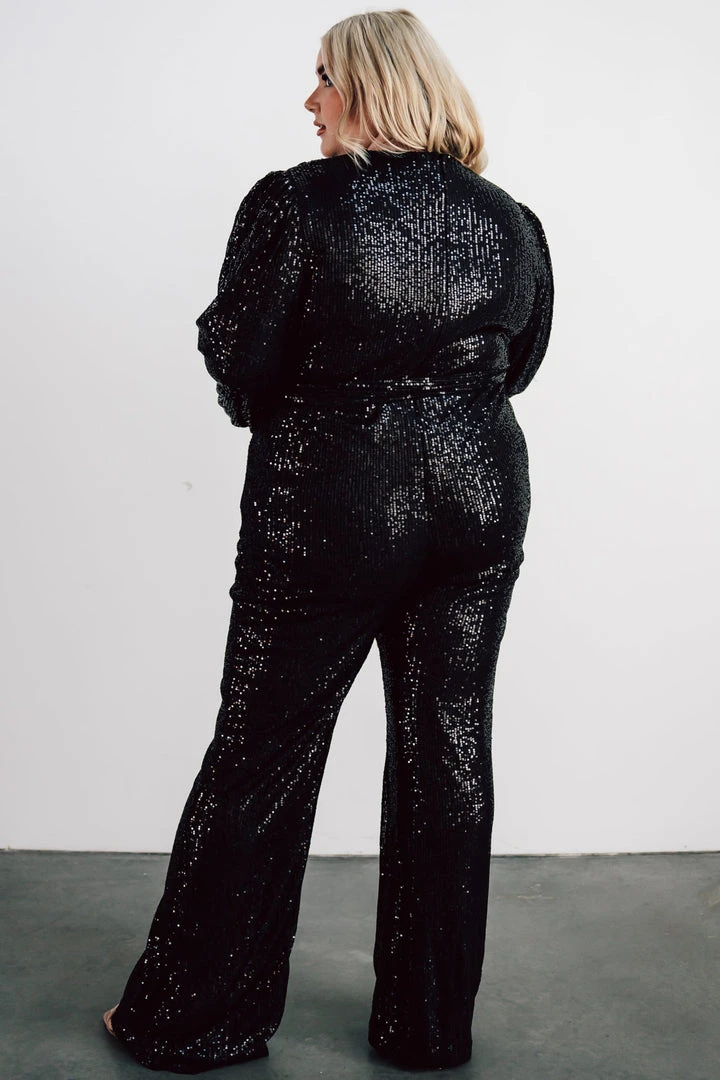 RR Brussels Sequin Jumpsuit | Black 8 RR Brussels Sequin Jumpsuit | Black