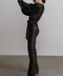 RR Brussels Sequin Jumpsuit | Black 20 RR Brussels Sequin Jumpsuit | Black