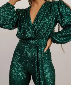 RR Brussels Sequin Jumpsuit | Green Shop By Style 14 RR Brussels Sequin Jumpsuit | Green Shop By Style