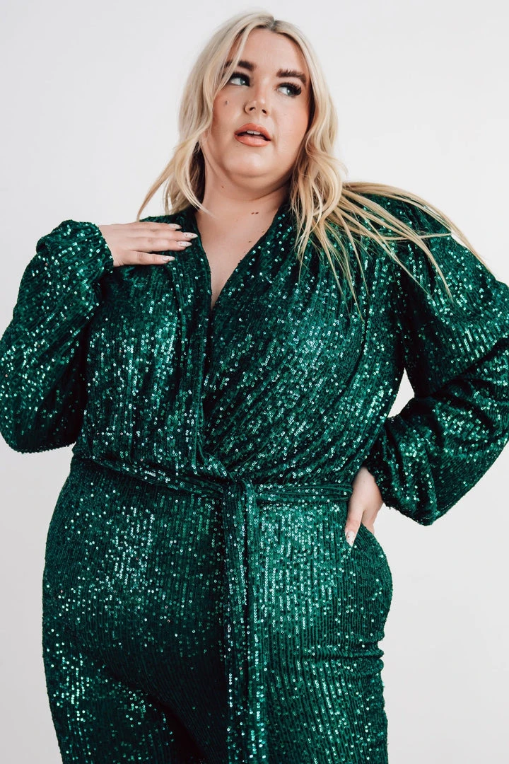 RR Brussels Sequin Jumpsuit | Green Shop By Style 6 RR Brussels Sequin Jumpsuit | Green Shop By Style