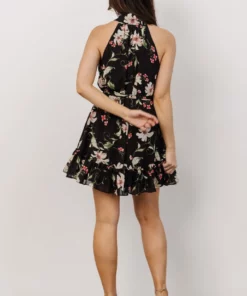 DD Brynn Mini Dress | Black Floral 12 DD Brynn Mini Dress | Black Floral