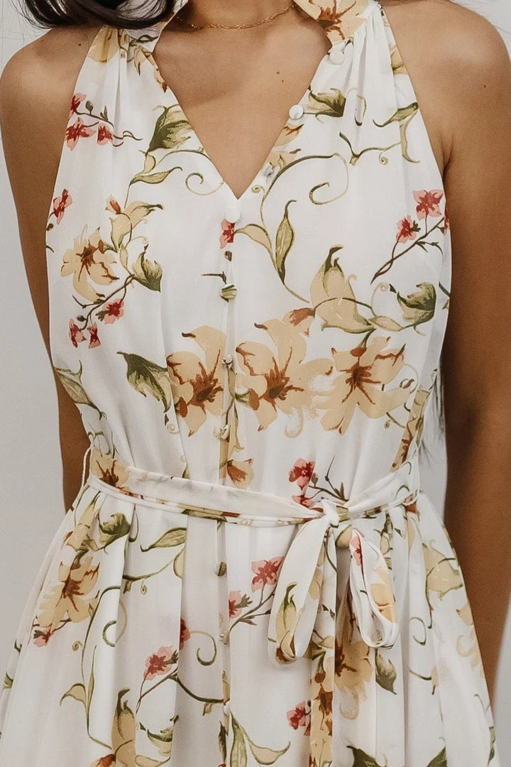 DD Brynn Mini Dress | Ivory Floral 2 DD Brynn Mini Dress | Ivory Floral