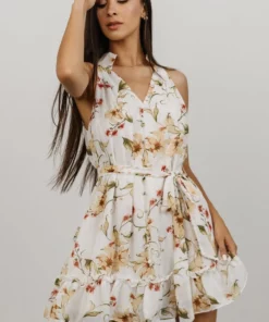 DD Brynn Mini Dress | Ivory Floral 11 DD Brynn Mini Dress | Ivory Floral