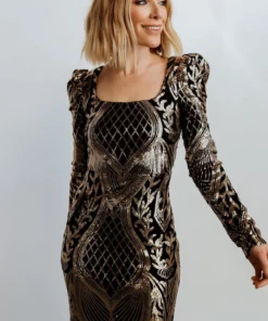 RR Budapest Sequin Gown | Black + Gold 19 RR Budapest Sequin Gown | Black + Gold