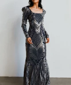 RR Budapest Sequin Gown | Navy + Silver Dresses 26 RR Budapest Sequin Gown | Navy + Silver Dresses