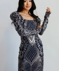 RR Budapest Sequin Gown | Navy + Silver Dresses 23 RR Budapest Sequin Gown | Navy + Silver Dresses