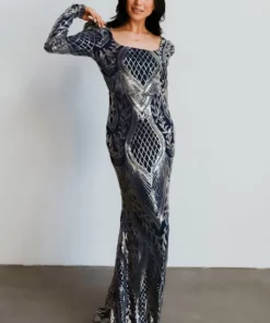 RR Budapest Sequin Gown | Navy + Silver Dresses 25 RR Budapest Sequin Gown | Navy + Silver Dresses