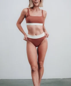 BJB Swim Cabo Bikini Top | Terracotta