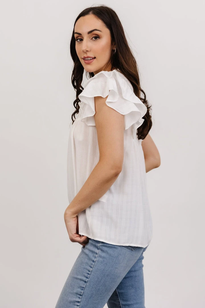 HAY Callie Pleated Top | Off White 5 HAY Callie Pleated Top | Off White