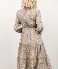 HAY Dresses Cambri Smocked Midi Dress | Beige Floral 15 HAY Dresses Cambri Smocked Midi Dress | Beige Floral