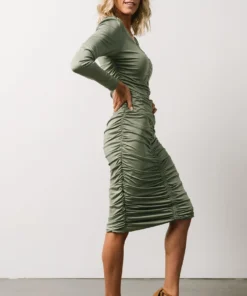 BB Custom Camden Town Midi Dress | Dusty Sage