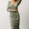 BB Custom Camden Town Midi Dress | Dusty Sage