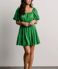 FT Camille Short Dress | Green Shop All
