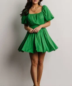 FT Camille Short Dress | Green Shop All