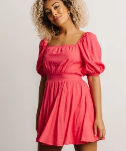 FT Camille Short Dress | Pink Dresses