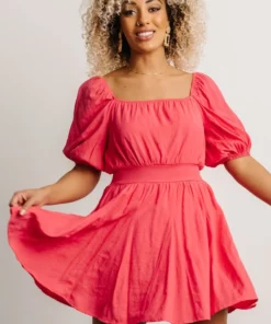 FT Camille Short Dress | Pink Dresses