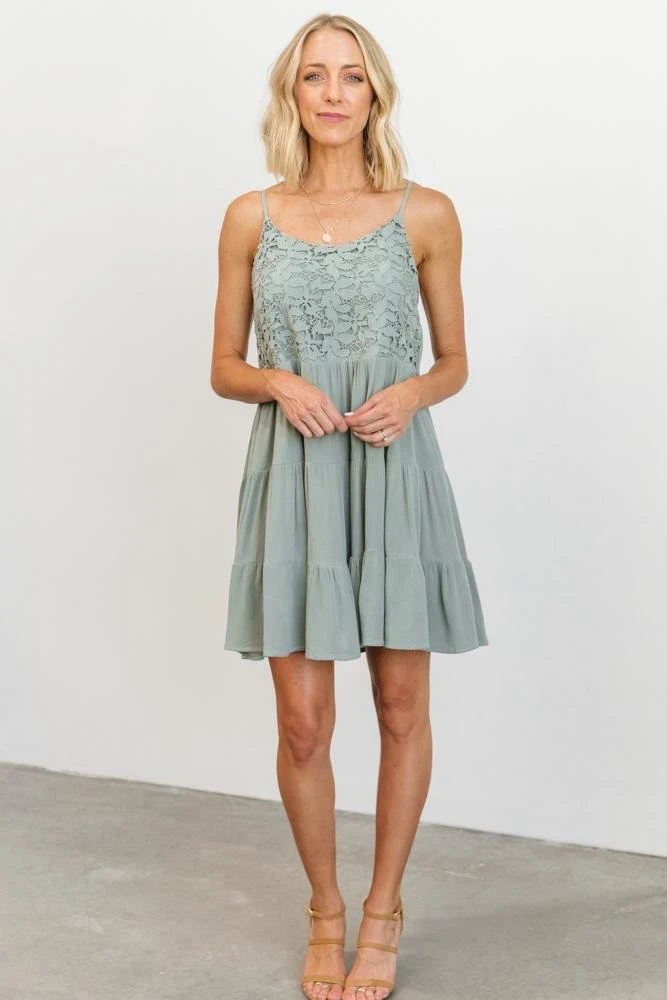 HAY Carly Lace Floral Mini Dress | Sage Dresses 7 HAY Carly Lace Floral Mini Dress | Sage Dresses