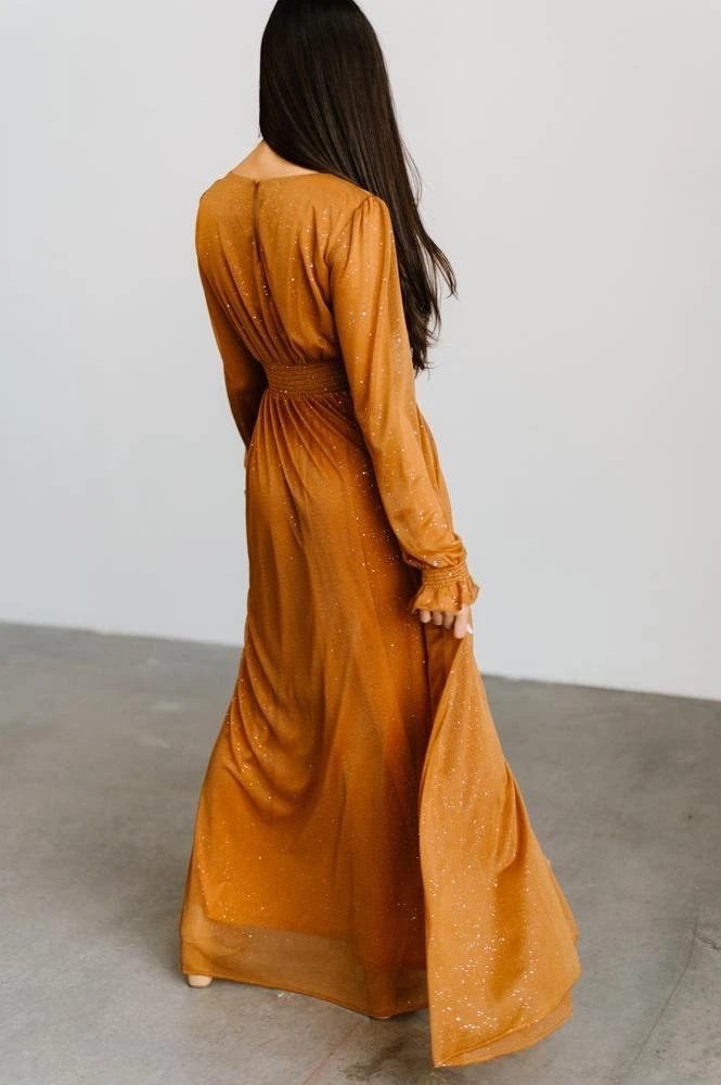 BB Custom Carmen Shimmer Maxi Dress | Copper Dresses 5 BB Custom Carmen Shimmer Maxi Dress | Copper Dresses