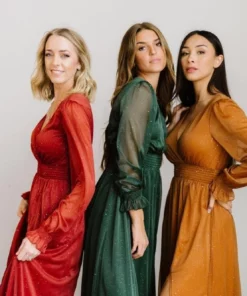 BB Custom Dresses Carmen Shimmer Maxi Dress | Green 11 BB Custom Dresses Carmen Shimmer Maxi Dress | Green