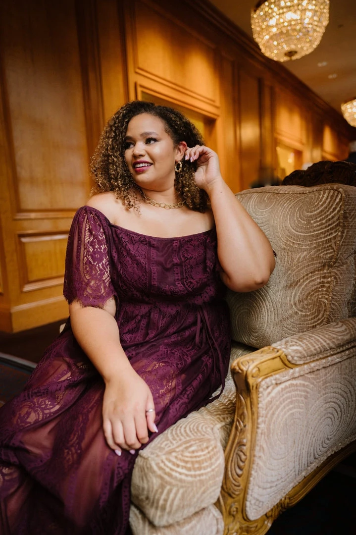 BB Custom Dresses Caroline Lace Maxi Dress | Mulberry 4 BB Custom Dresses Caroline Lace Maxi Dress | Mulberry