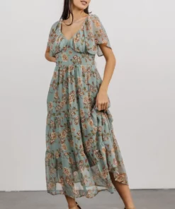 IL Cassidy Maxi Dress | Light Jade Floral Dresses 13 IL Cassidy Maxi Dress | Light Jade Floral Dresses
