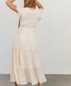 POL Cecilia Boho Maxi Dress | Natural 8 POL Cecilia Boho Maxi Dress | Natural