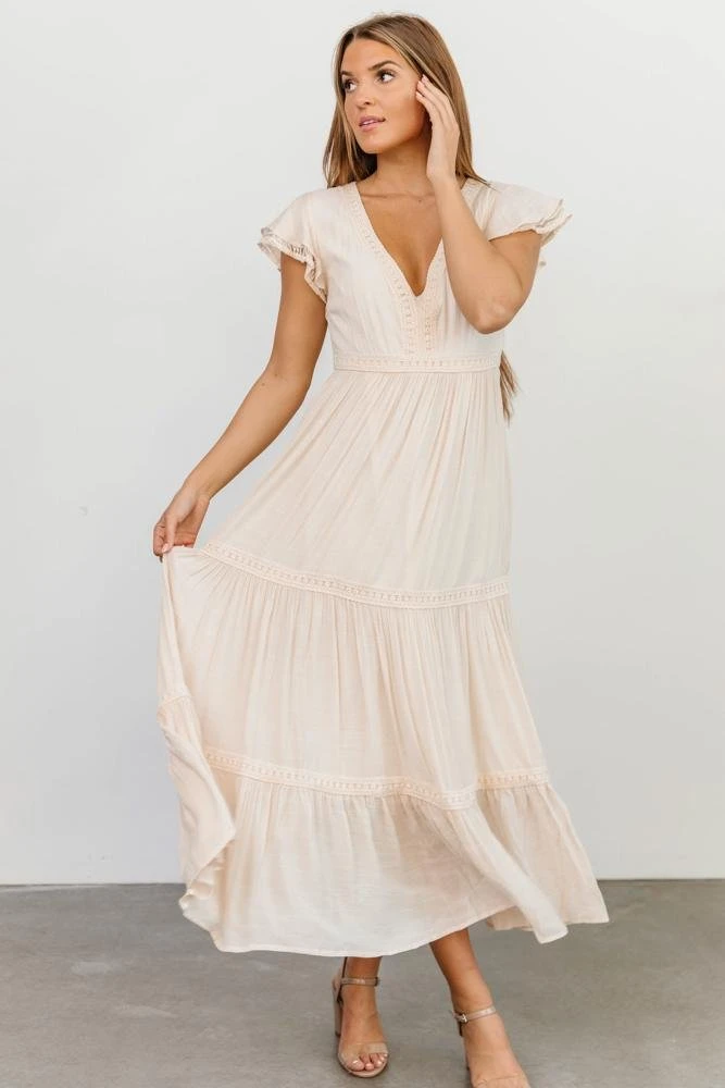 POL Cecilia Boho Maxi Dress | Natural 2 POL Cecilia Boho Maxi Dress | Natural