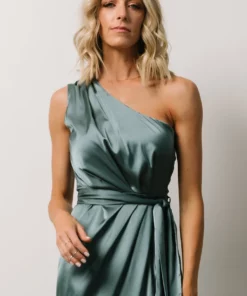 BB Custom Celia One Shoulder Midi Dress | Blue Sage Dresses 13 BB Custom Celia One Shoulder Midi Dress | Blue Sage Dresses
